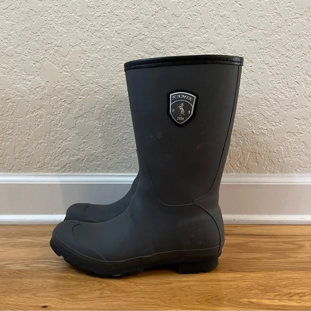 Kamik Gray Rain Boots - Picture 4 of 6